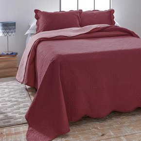 colcha vinho rose