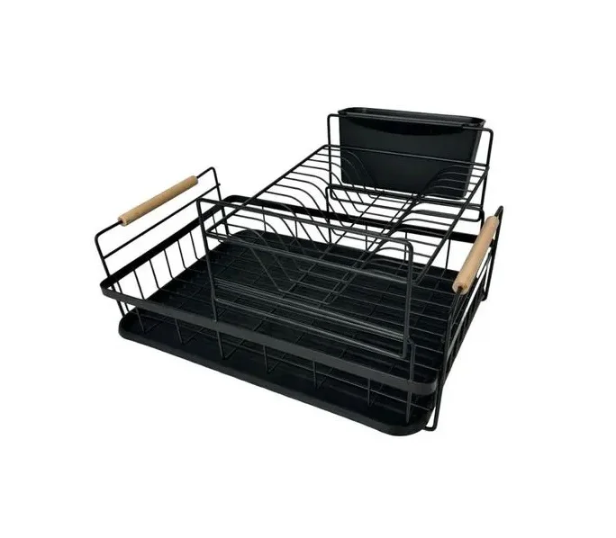 Escorredor Duplo Preto