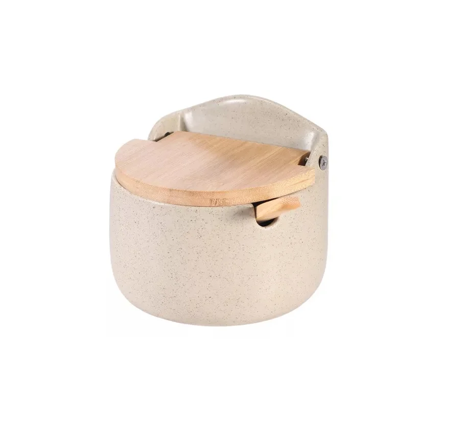 Saleiro Cerâmica Bege