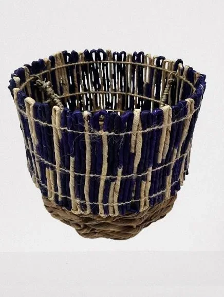 Cesto com Alça Roxo