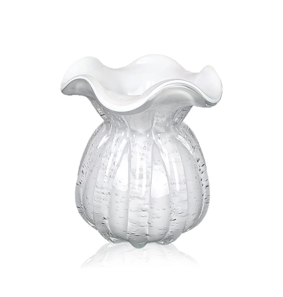 Murano Trouxinha 12x14 Branco Leitoso