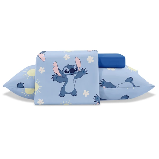 Jogo de cama Stitch