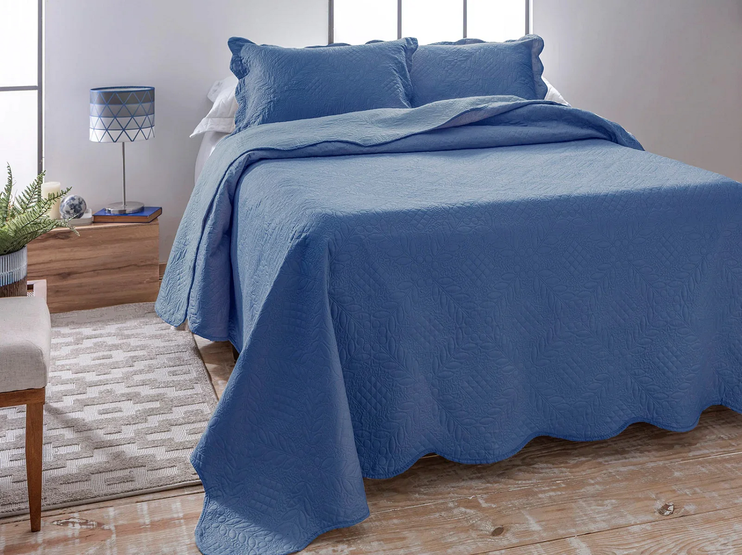 Colcha Azul Índigo