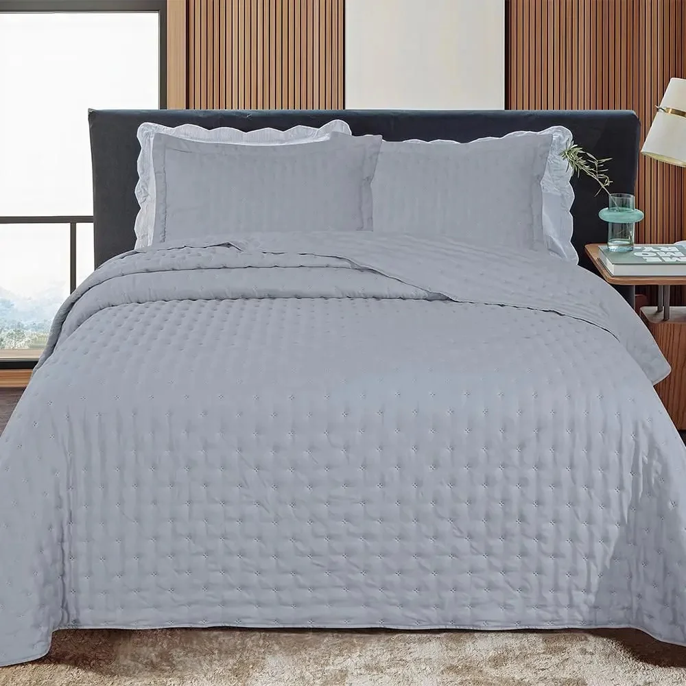 Colcha Stillus Cinza