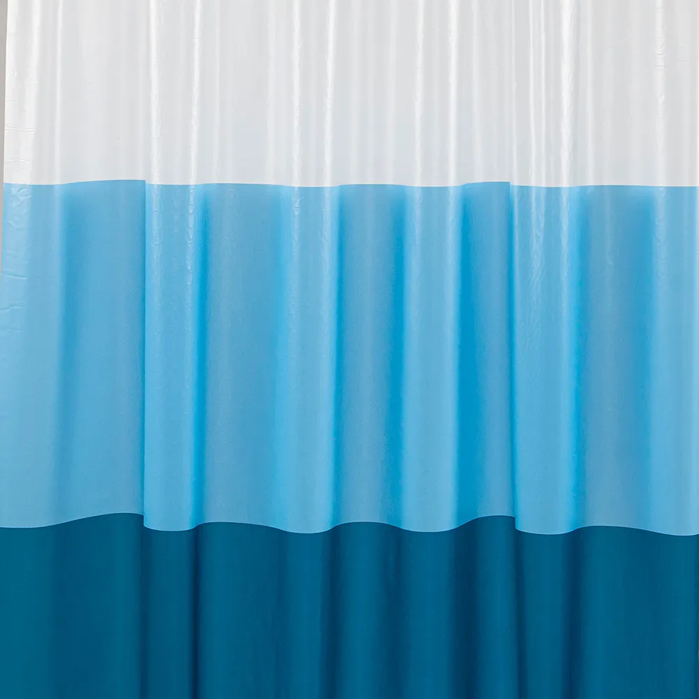 Cortina Faixas Azuis