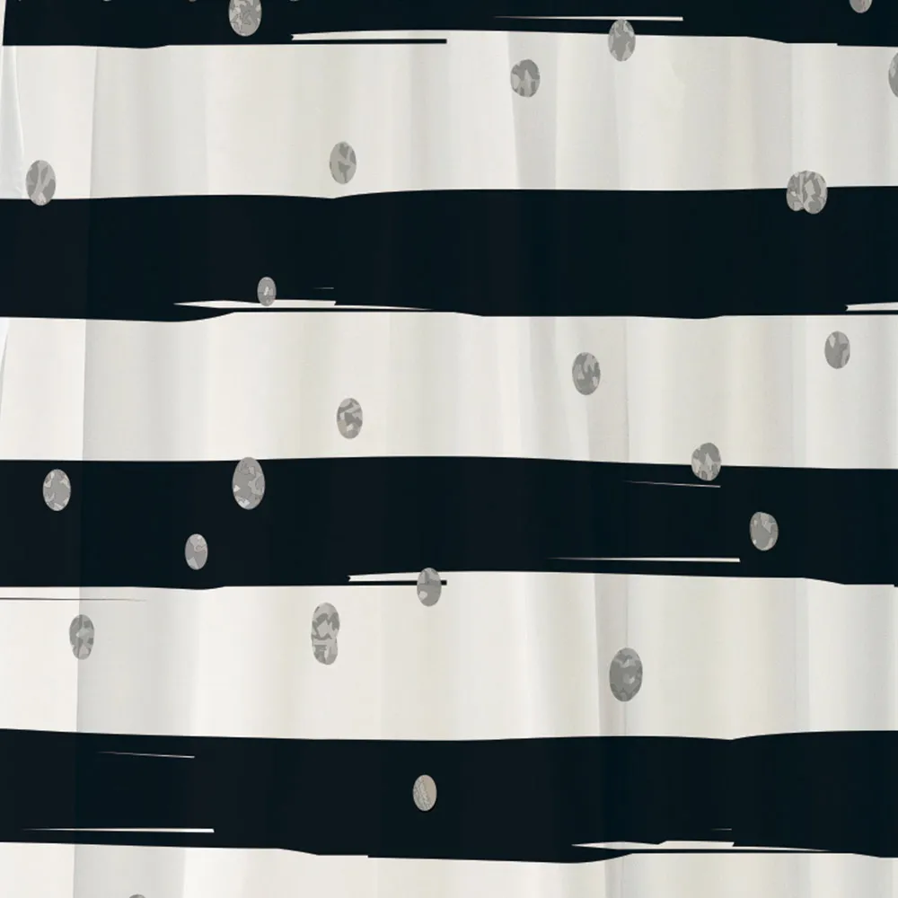 Cortina Listra Preta Póa