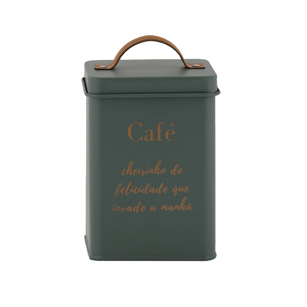 Lata Café Verde Oliva