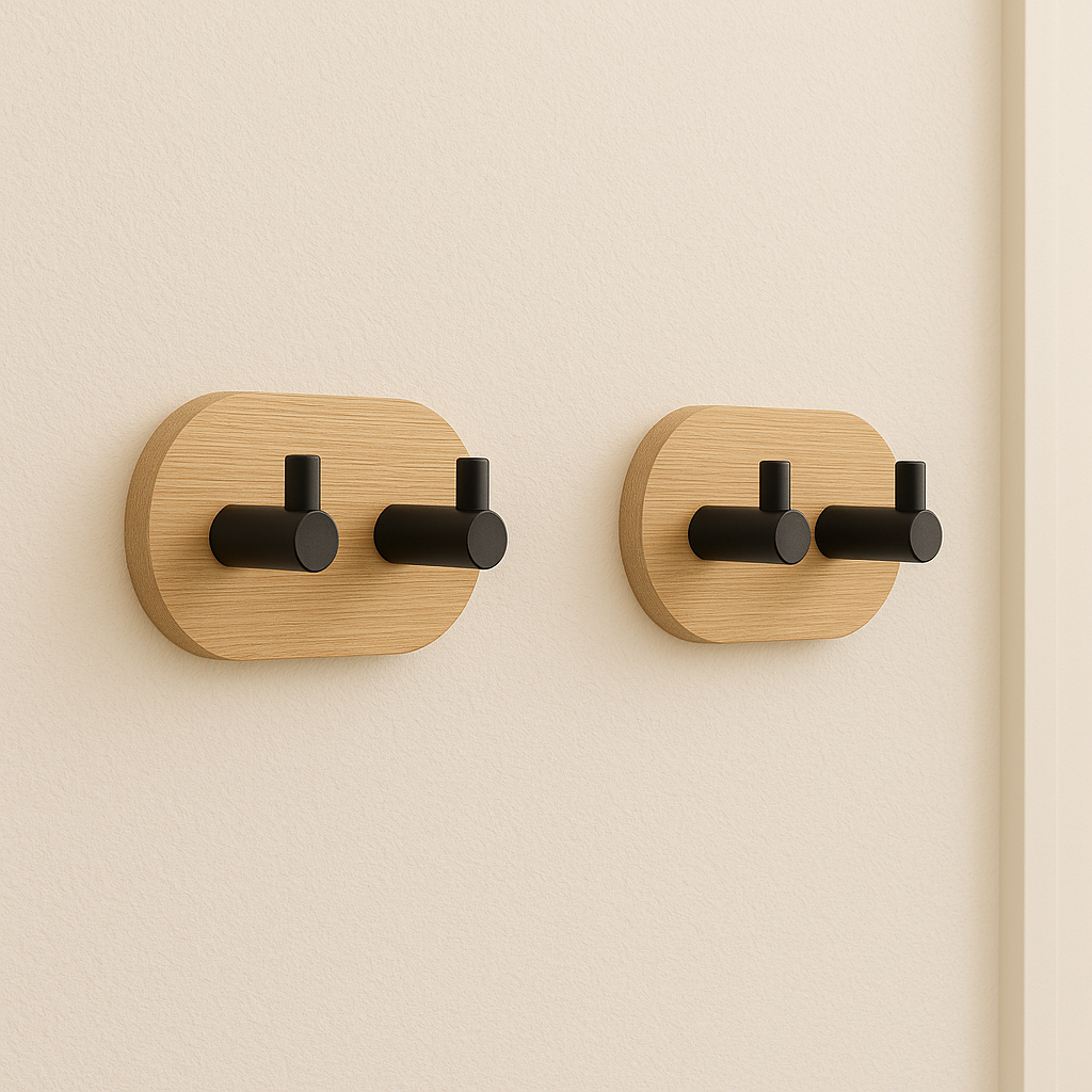 Kit 2 Ganchos Natural