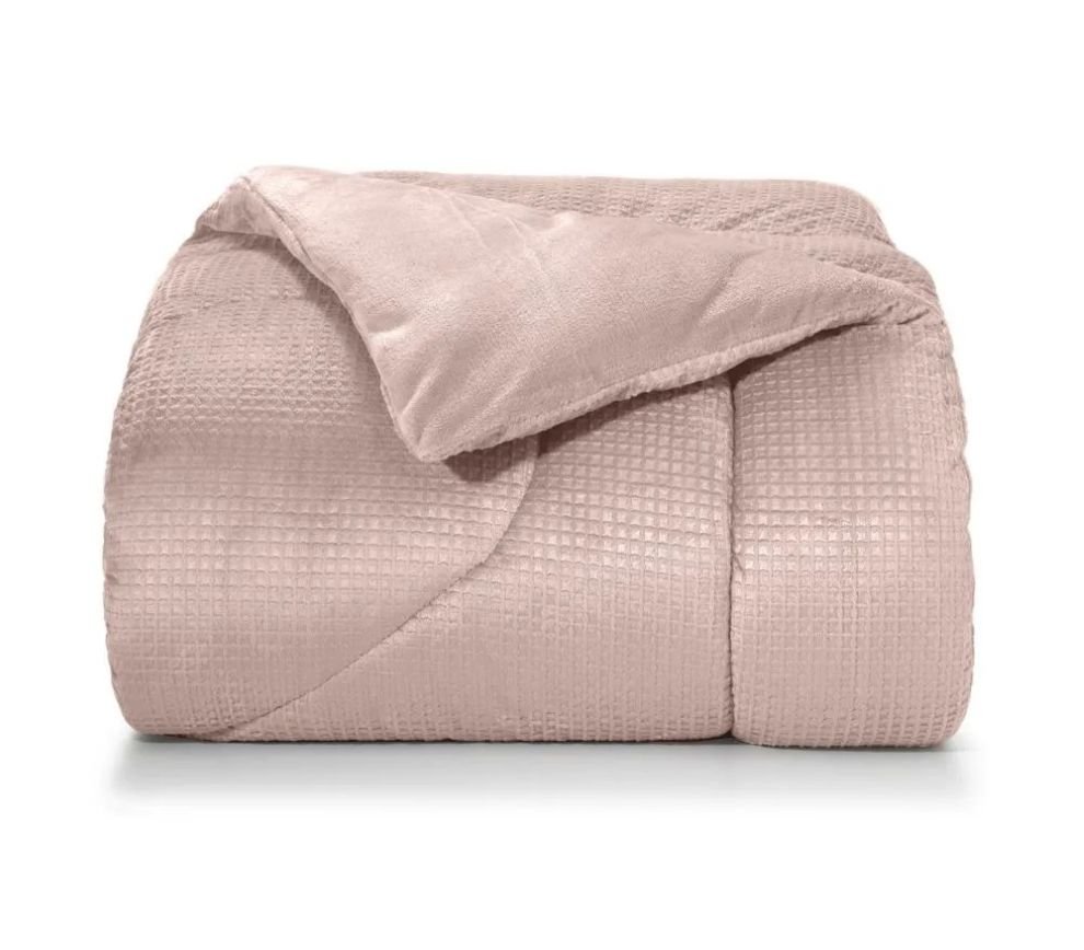 Edredom Lugano Rosa Tule