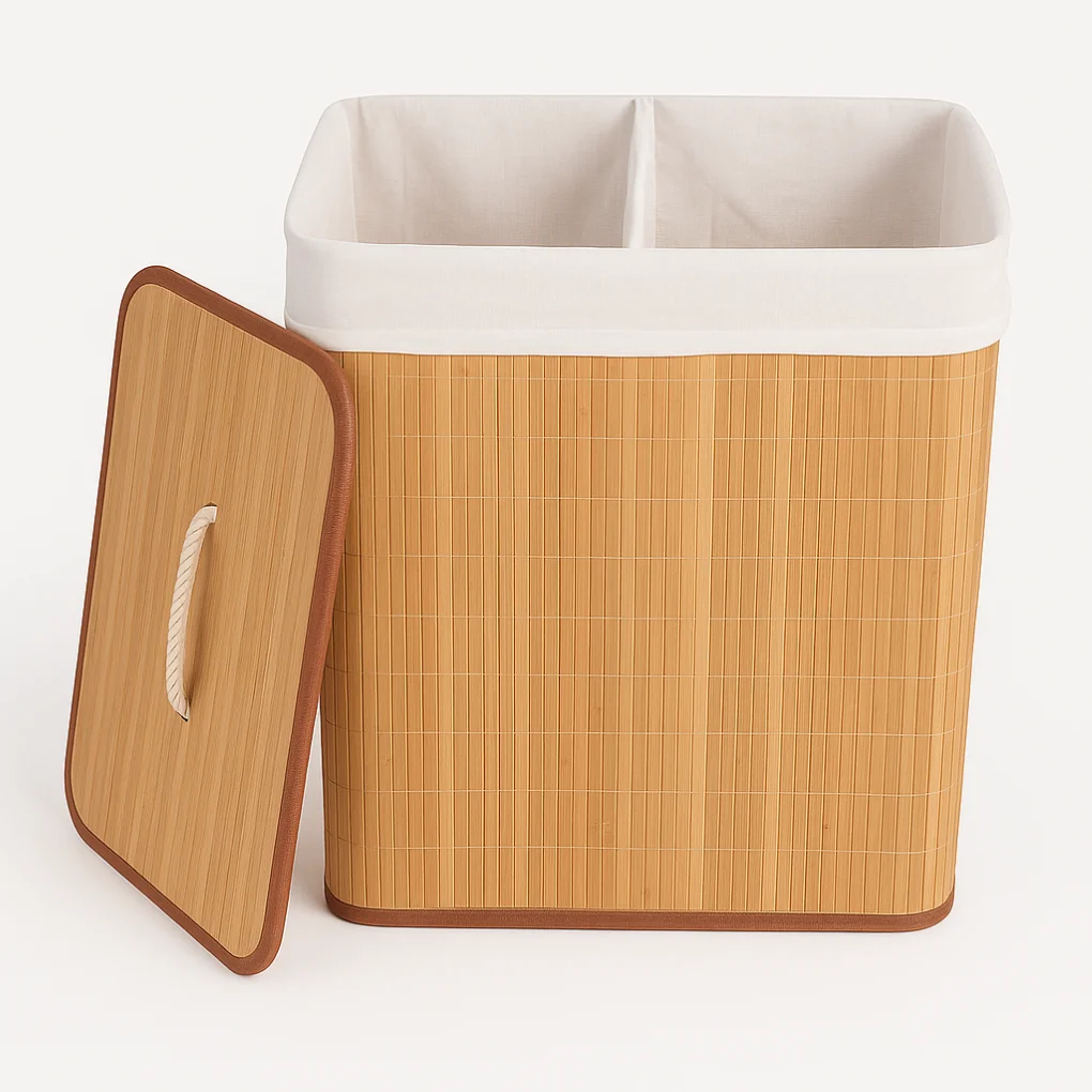 Cesto 2 Compartimentos Natural