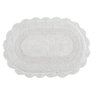 Tapete Croche Oval 60x90 Branco   Kacyumara 2